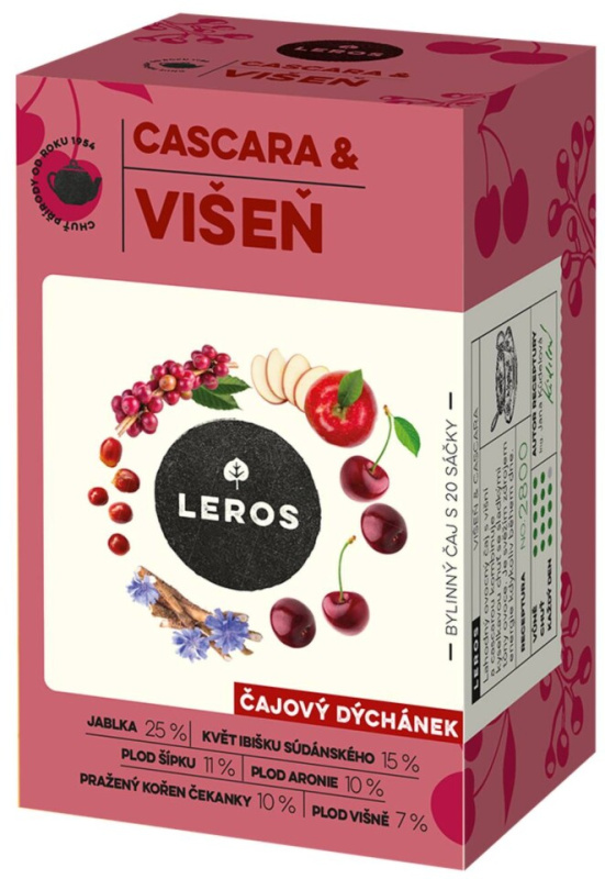 Leros Čajový Dýchánek, Višeň & Cascara