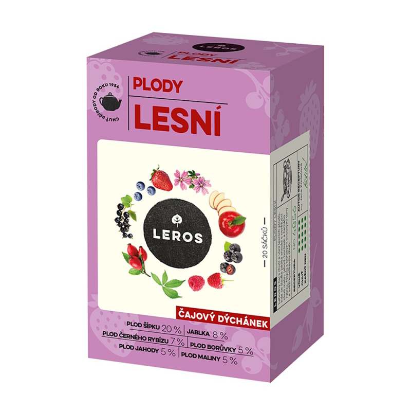 Leros Čajový Dýchánek - bylinný čaj - Plody lesní
