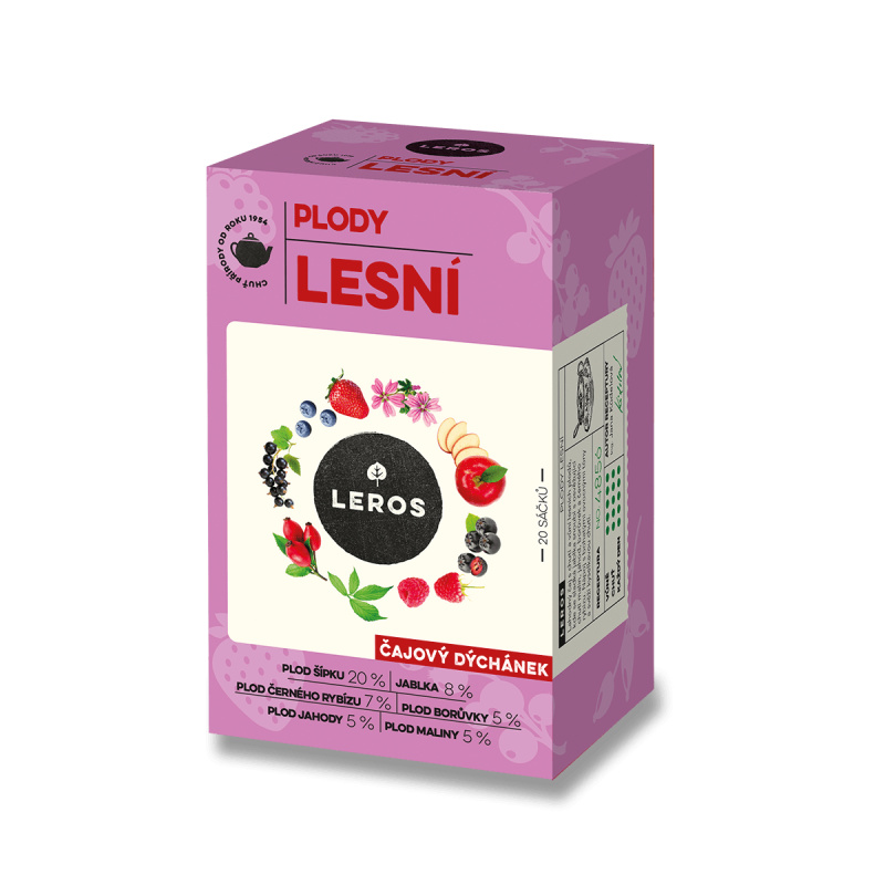 Leros Čajový Dýchánek - bylinný čaj - Plody lesní