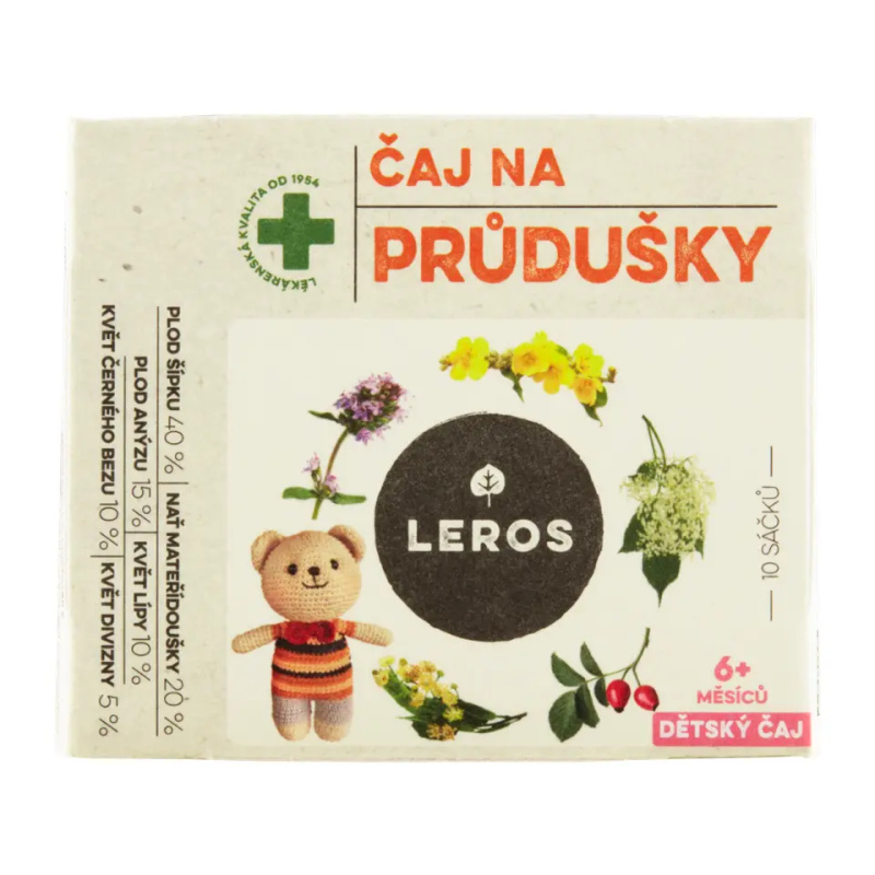 Leros Dětský čaj Kašel a průdušky