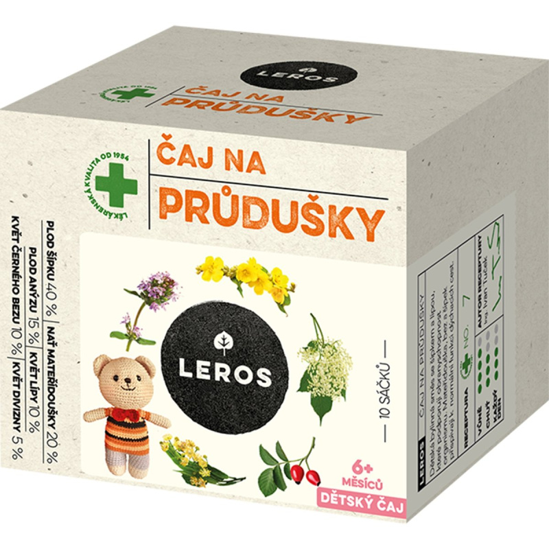 Leros Dětský čaj Kašel a průdušky