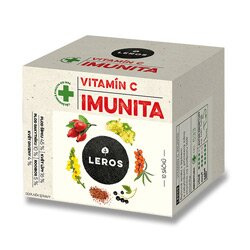 Bylinný čaj Leros Imunita - vitamín C šípek a rakytník, 10x 2 g