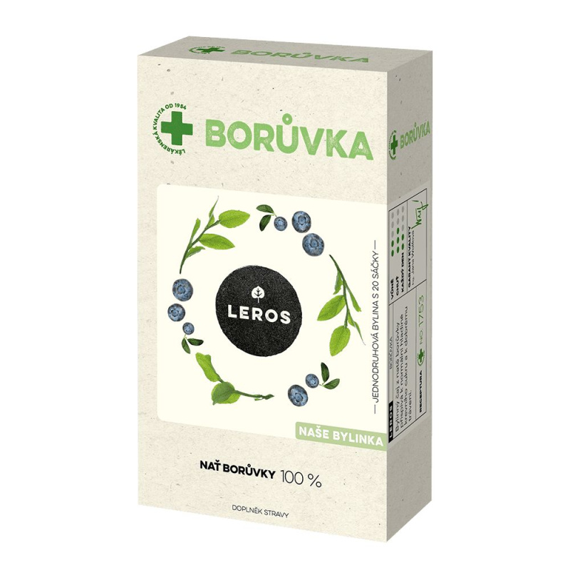 LEROS Borůvka čaj 20x1.5g