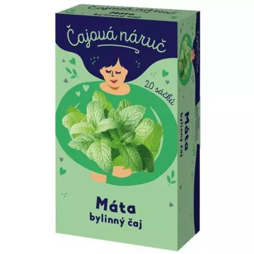 Leros Bylinný čaj Čajová náruč - máta,  20x 1,5g