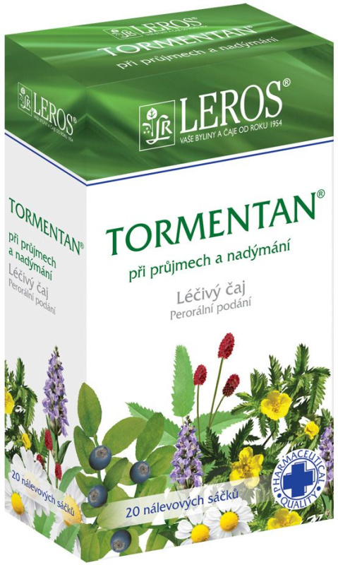 LEROS Tormentan léčivý porcovaný čaj 20 x 1,5 g