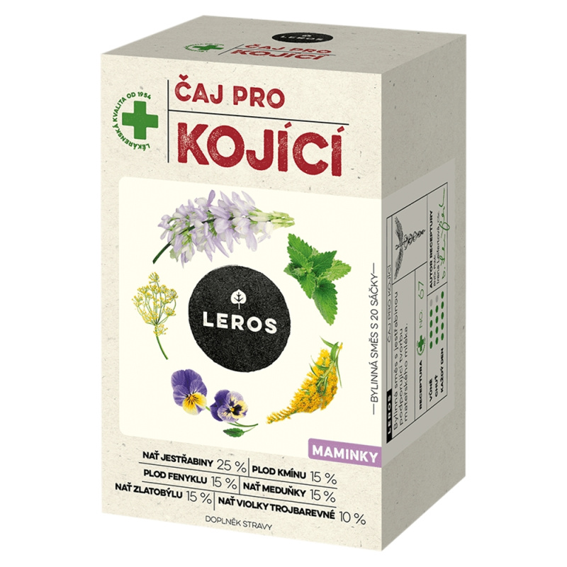 LEROS Čaj pro kojící 20 sáčků