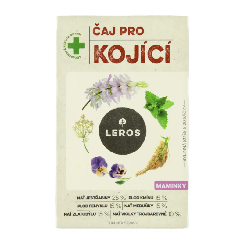 LEROS Čaj pro kojící 20 sáčků