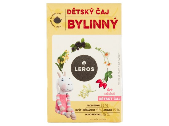 LEROS Dětský čaj bylinný 20 sáčků