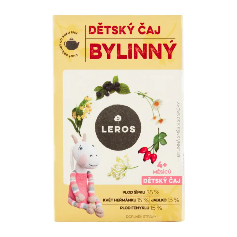 LEROS Dětský čaj bylinný 20 sáčků