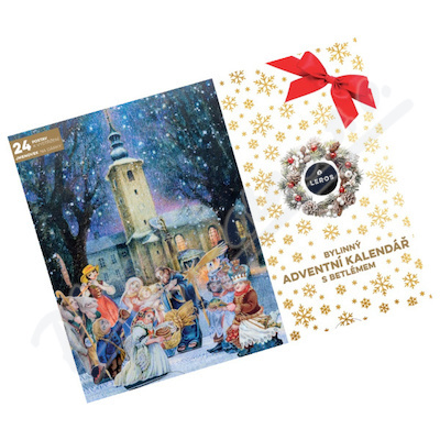 Leros Adventní kalendář s betlémem - dárková sada čajů