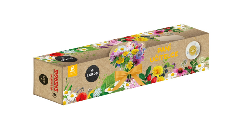 LEROS Dárková sada paní učitelce 61 sáčků