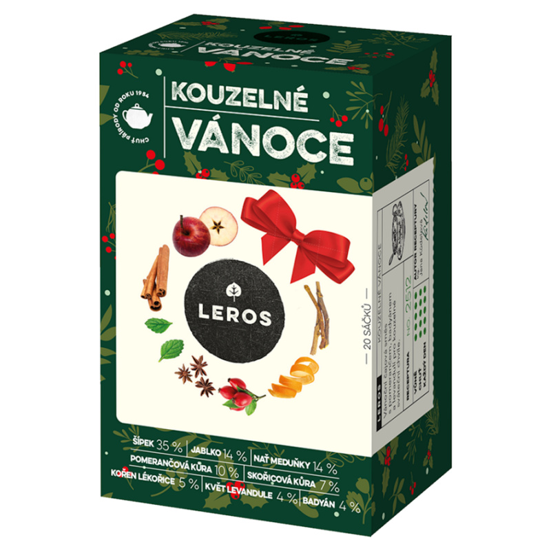 Leros Kouzelné Vánoce - bylinný čaj