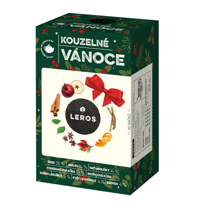 Leros Kouzelné Vánoce - bylinný čaj