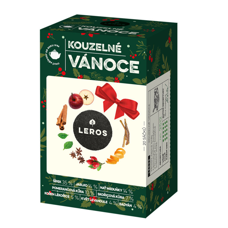 Leros Kouzelné Vánoce - bylinný čaj