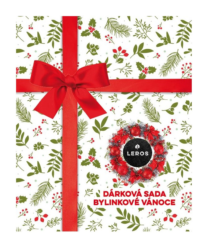 Leros Bylinkové Vánoce - dárková sada čajů a sirupu