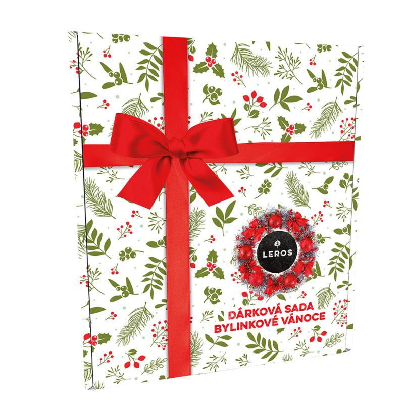 Leros Bylinkové Vánoce - dárková sada čajů a sirupu