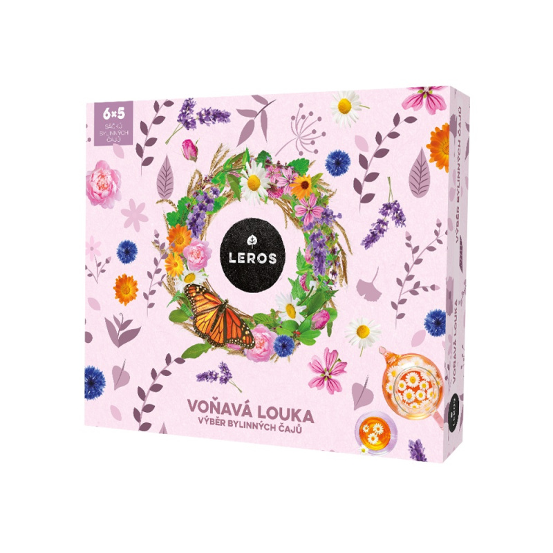 LEROS Voňavá louka výběr bylinných čajů 6 x 5 sáčků