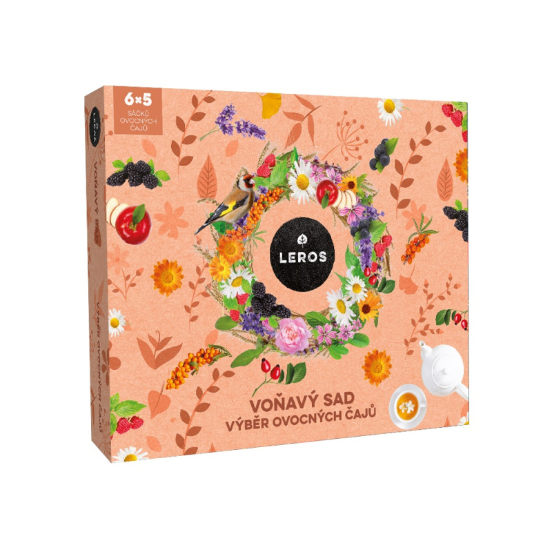 LEROS Voňavý sad výběr ovocných čajů 6 x 5 sáčků