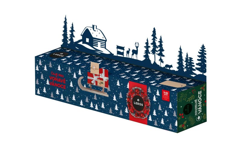 LEROS Čaje pro voňavé Vánoce 3 x 20 sáčků