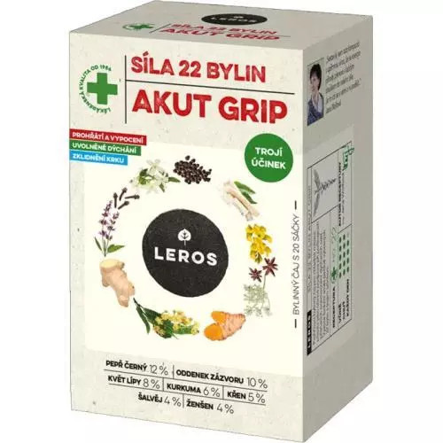 Leros Síla 22 bylin Akut Grip