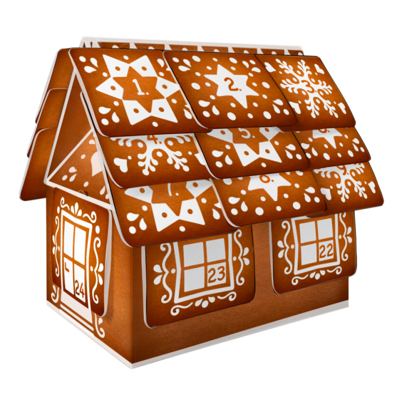 LEROS Bylinný adventní kalendář Chaloupka 24sáčků