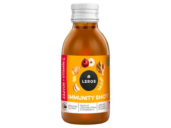 LEROS Immunity shot zázvor + vitamín C 150 ml