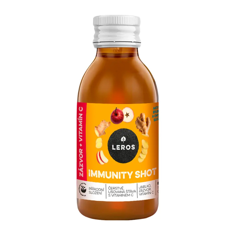 LEROS Immunity shot zázvor + vitamín C 150 ml