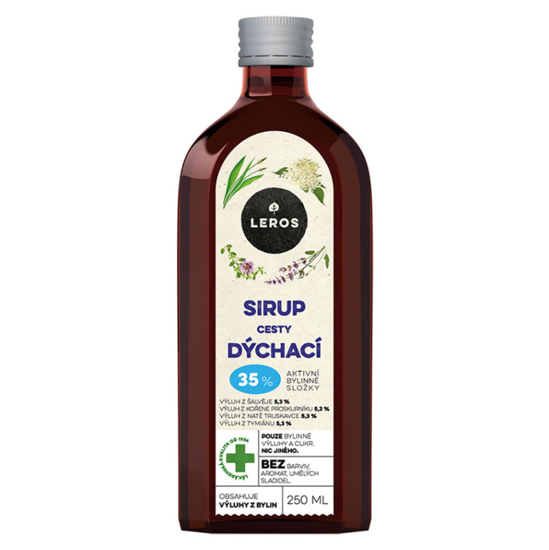LEROS Sirup cesty dýchací 250 ml