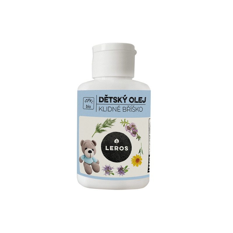 LEROS Dětský olej klidné bříško 60 ml