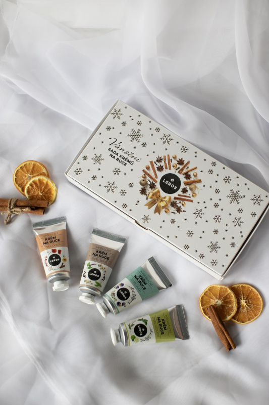 Vánoční sada krémů na ruce čtyři živly, 4 x 30 ml