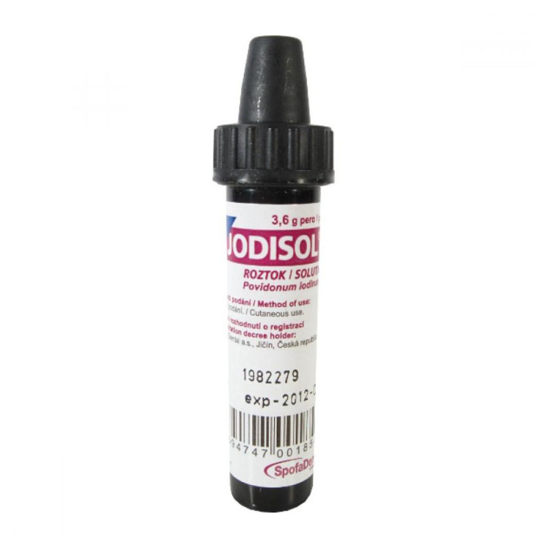 JODISOL 38,5MG/G Kožní roztok 3,6G