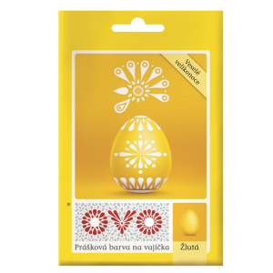 OVO Prášk.barva na vaj. žlutá