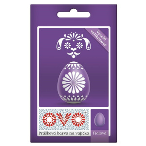 OVO Prášk.barva na vaj. fialová