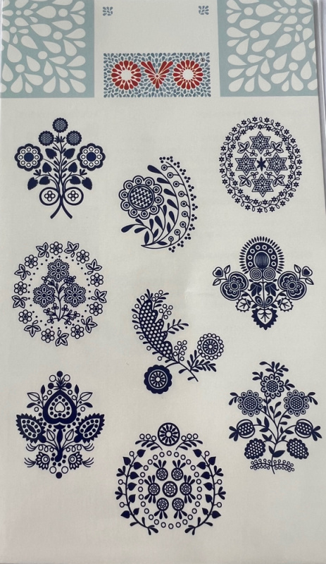 OVO Obtisky modrotisk