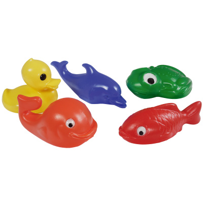 Směr Plavací sada zvířátka plast 5 ks v síťce