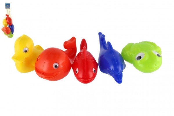 Směr Plavací sada zvířátka plast 5 ks v síťce