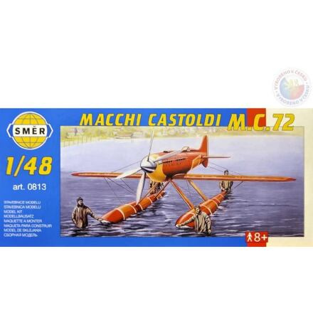 Směr model letadla Macchi Castoldi M.C.72 17 5x19 cm v krabici 31x13 5x3,5 cm 1:48