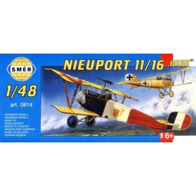 Směr Model Nieuport Bebe 12,9x16,2cm v krabici 31x13,5x3,5cm 11:16