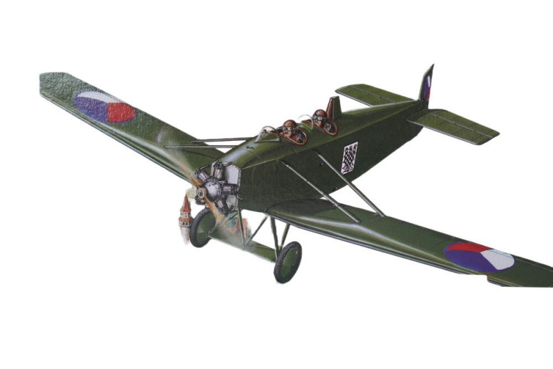 Směr Model Avia BH 11 13,2x19,4cm v krabici 31x13,5x3,5cm 1:48