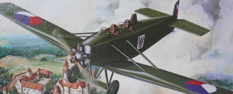 Směr Model Avia BH 11 13,2x19,4cm v krabici 31x13,5x3,5cm 1:48