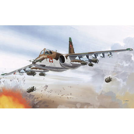 Směr Model Suchoj SU-25 K v krabici 35x22x5cm 1:48