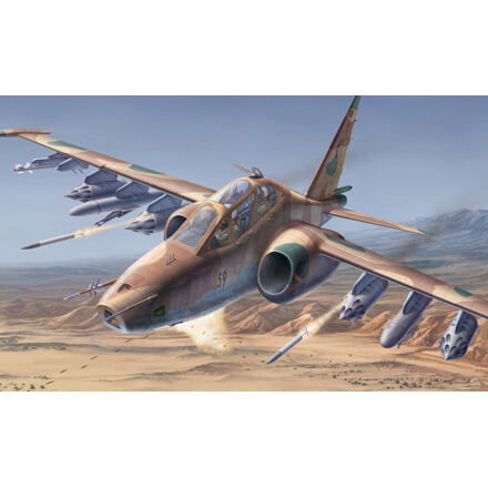 Směr plastikový model letadla ke slepení Suchoj SU-25 UB-UBK slepovací stavebnice letadlo 1:48