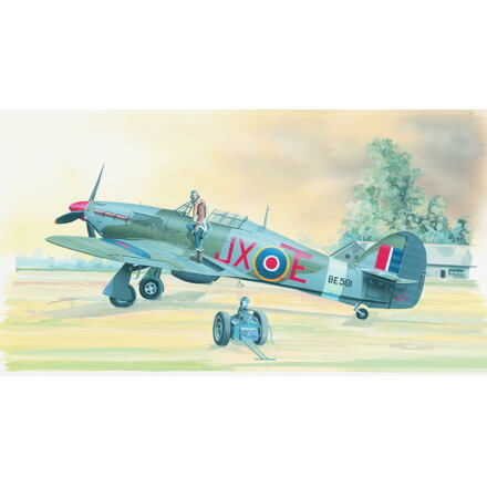 Směr Model Hawker Hurricane MK.II HI TECH 16,9x13,6cm v krabici 25x14,5x4 1:72