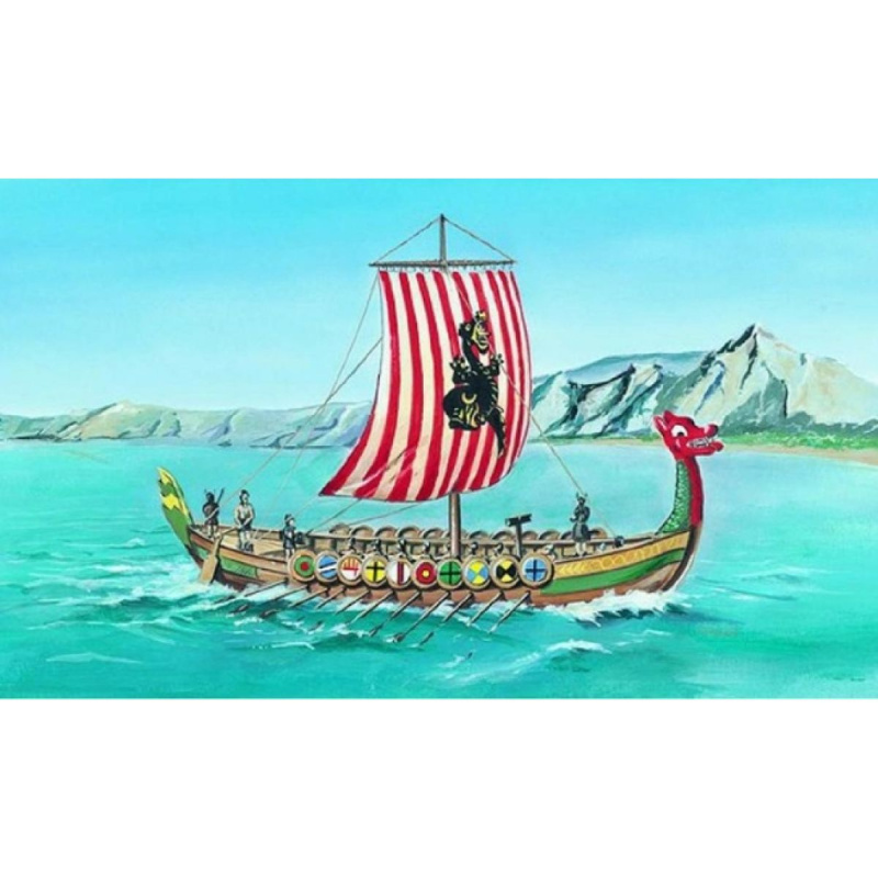 Směr plastikový model loď ke slepení Viking slepovací stavebnice koráb 1:60
