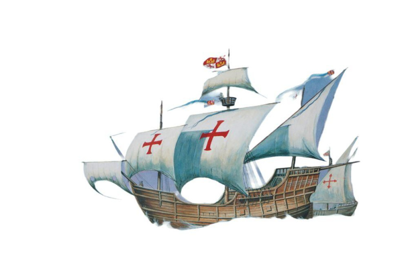 Směr Plastikový slepovací model Santa Maria 1:270