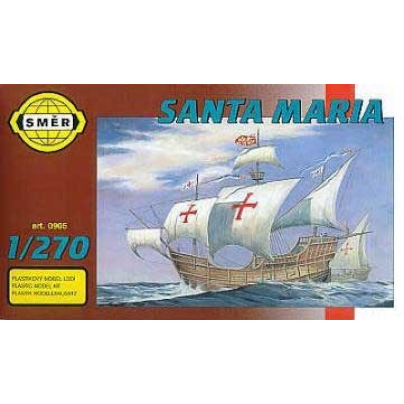 Směr Plastikový slepovací model Santa Maria 1:270
