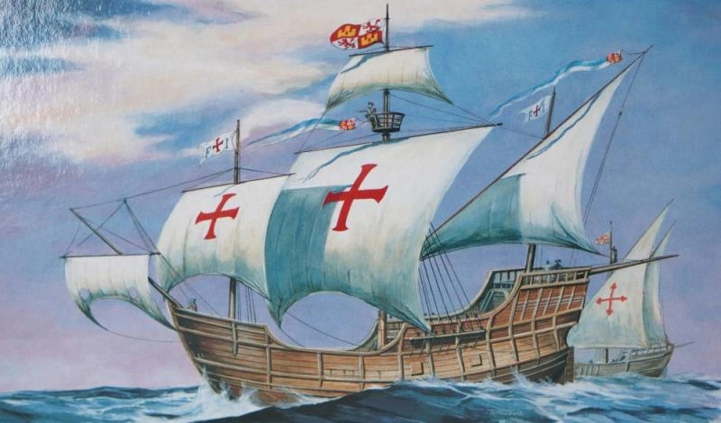 Směr Plastikový slepovací model Santa Maria 1:270