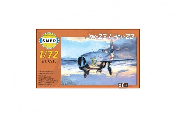 SMĚR Model letadlo Jakovlev Jak 23 plastová stavebnice letadla 1:72