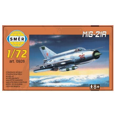 Směr Model MiG-21R 15x21,8cm v krabici 25x14,5x4,5cm 1:72