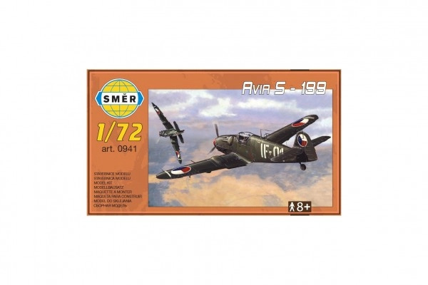 SMĚR Model letadlo Avia S-199 plastová stavebnice letadla 1:72